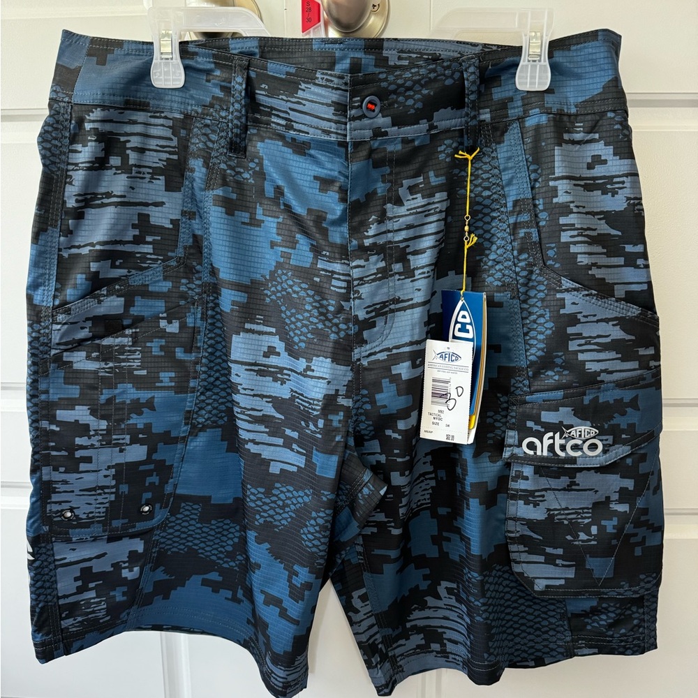 AFTCO fishing/swim trunks size 34. Brand new